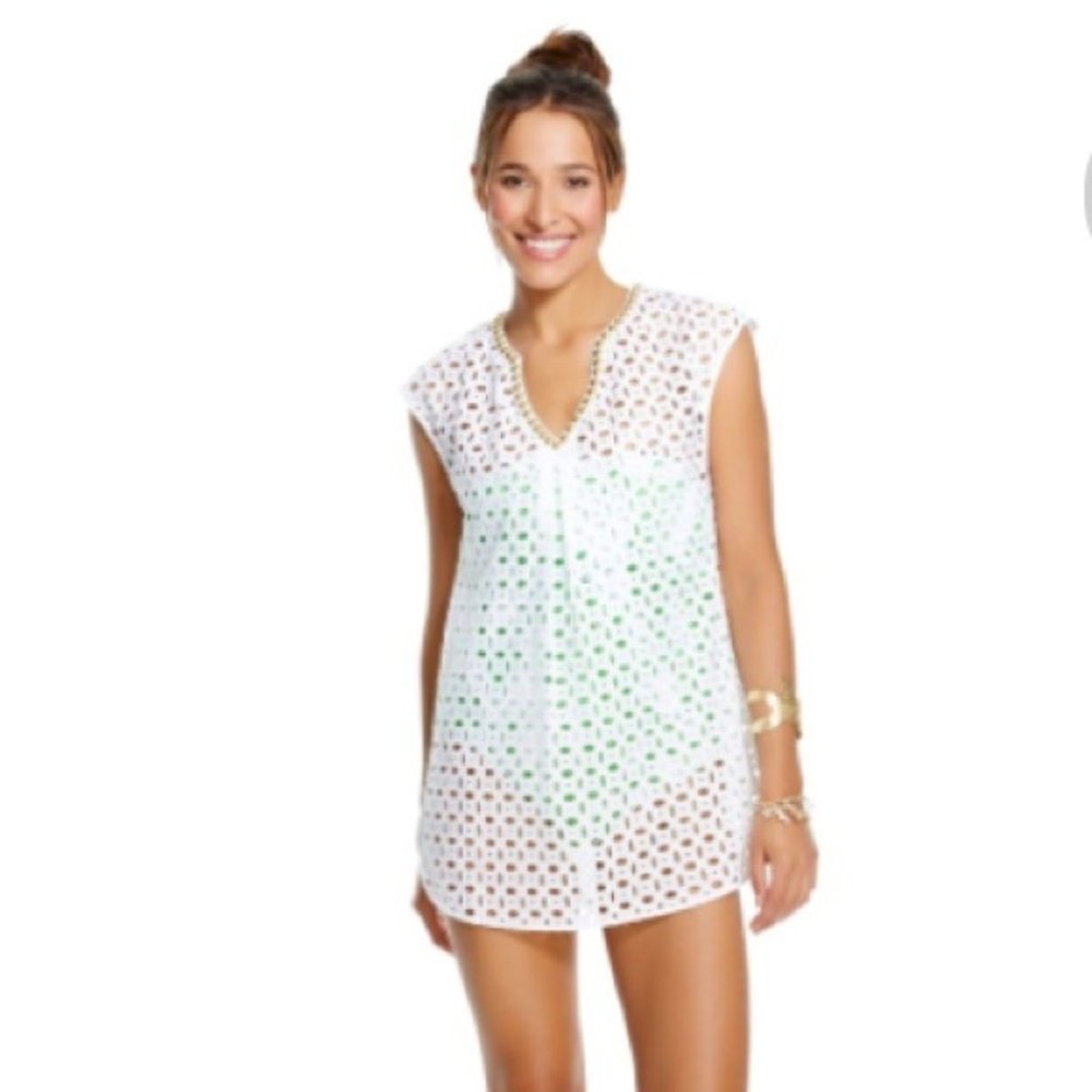 Lilly Pulitzer for target eyelet swim tunic
